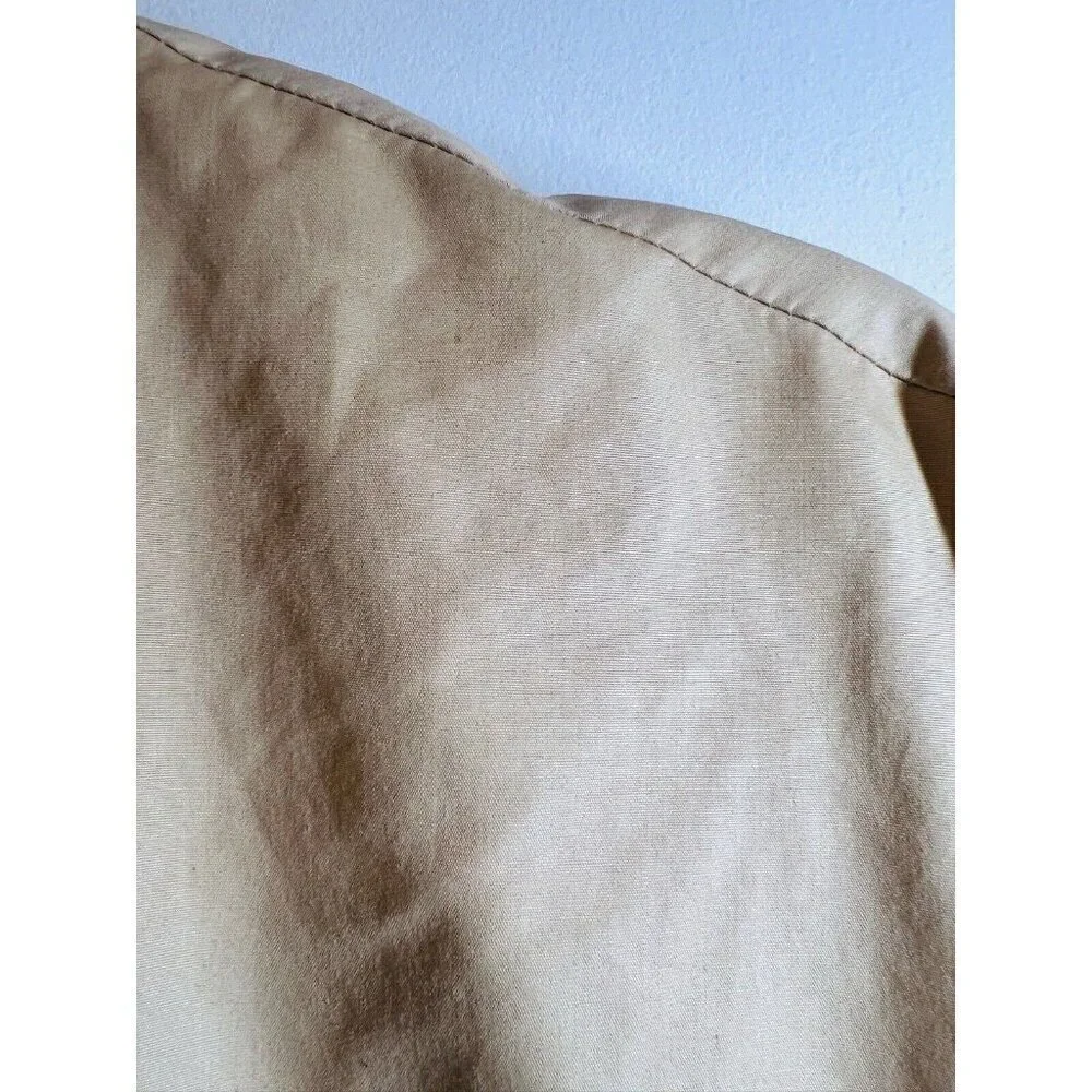 Jeffrey Banks For Lakeland Mens Tan Bomber Jacket 40 Long - Picture 11 of 13